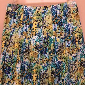 Talbots Petite Multi-Colored Skirt